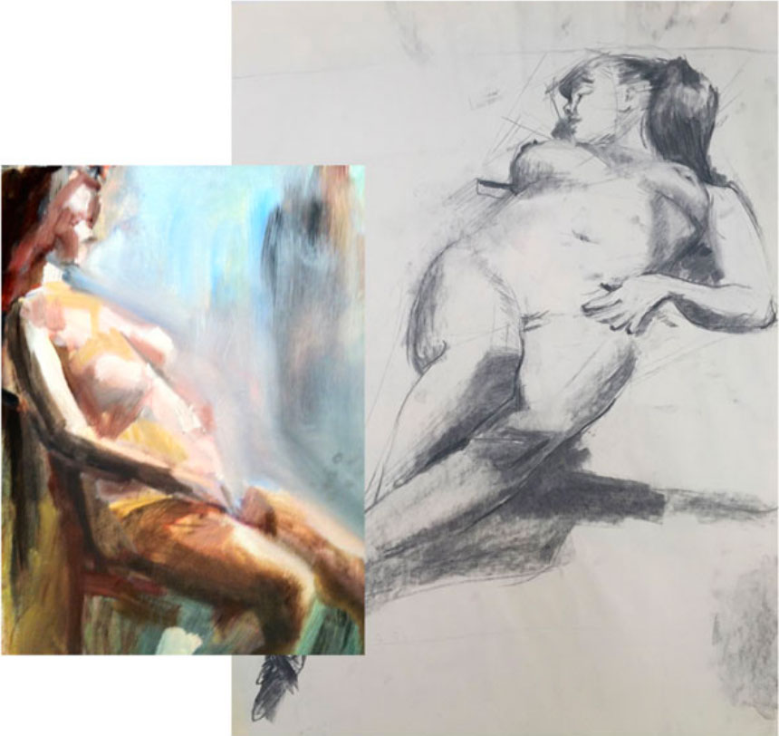 Monica Christiane Nude Paintings